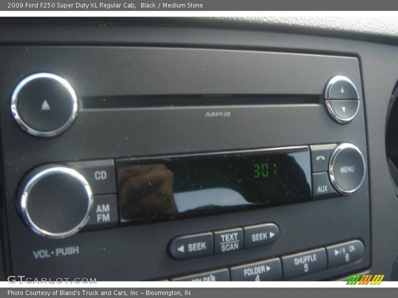 Black / Medium Stone 2009 Ford F250 Super Duty XL Regular Cab