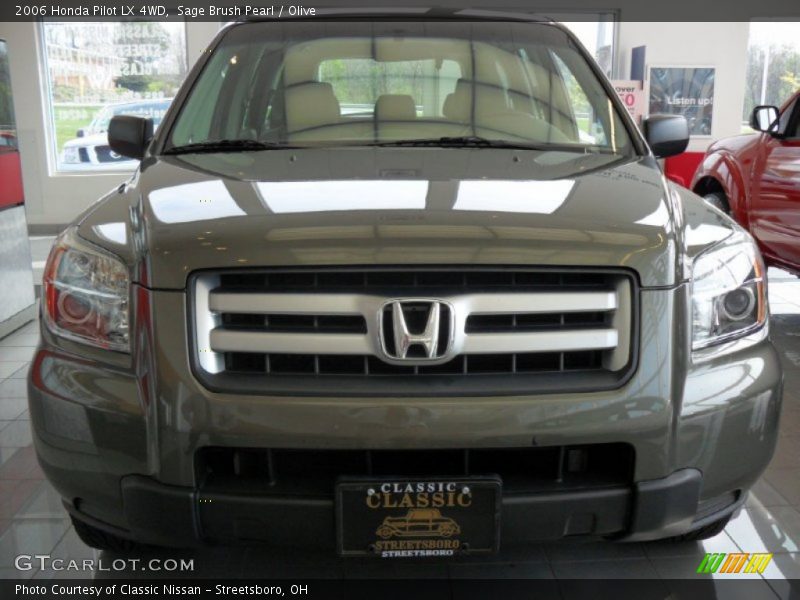 Sage Brush Pearl / Olive 2006 Honda Pilot LX 4WD