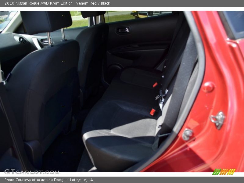 Venom Red / Black 2010 Nissan Rogue AWD Krom Edition