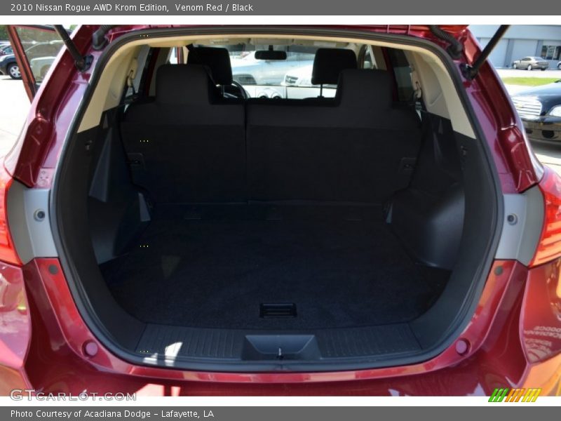 Venom Red / Black 2010 Nissan Rogue AWD Krom Edition