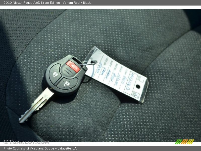 Venom Red / Black 2010 Nissan Rogue AWD Krom Edition