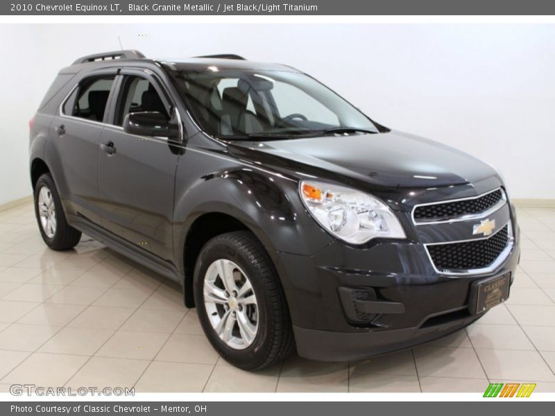 Black Granite Metallic / Jet Black/Light Titanium 2010 Chevrolet Equinox LT