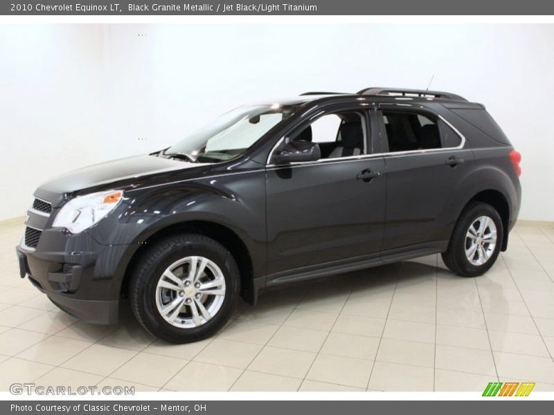 Black Granite Metallic / Jet Black/Light Titanium 2010 Chevrolet Equinox LT