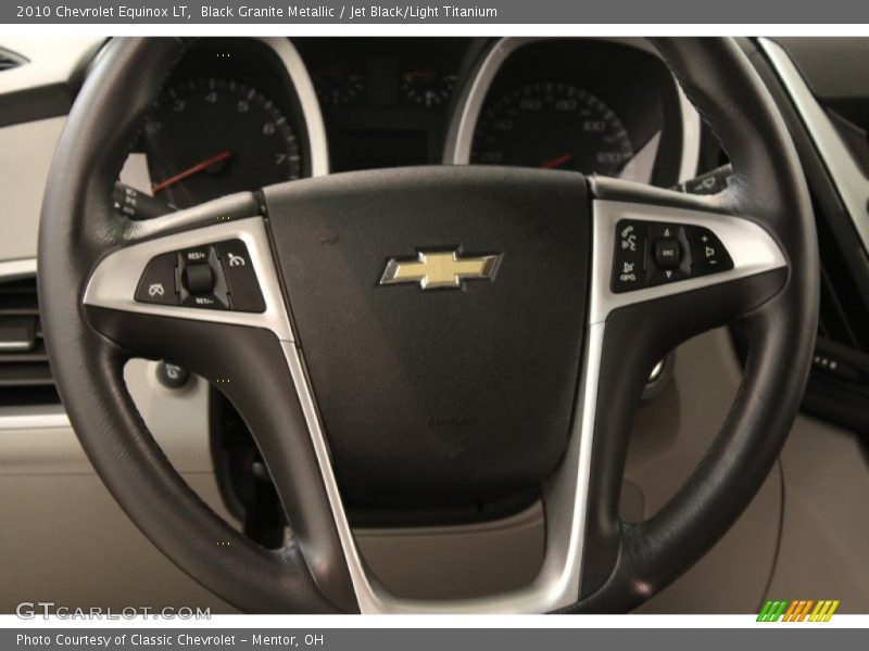 Black Granite Metallic / Jet Black/Light Titanium 2010 Chevrolet Equinox LT