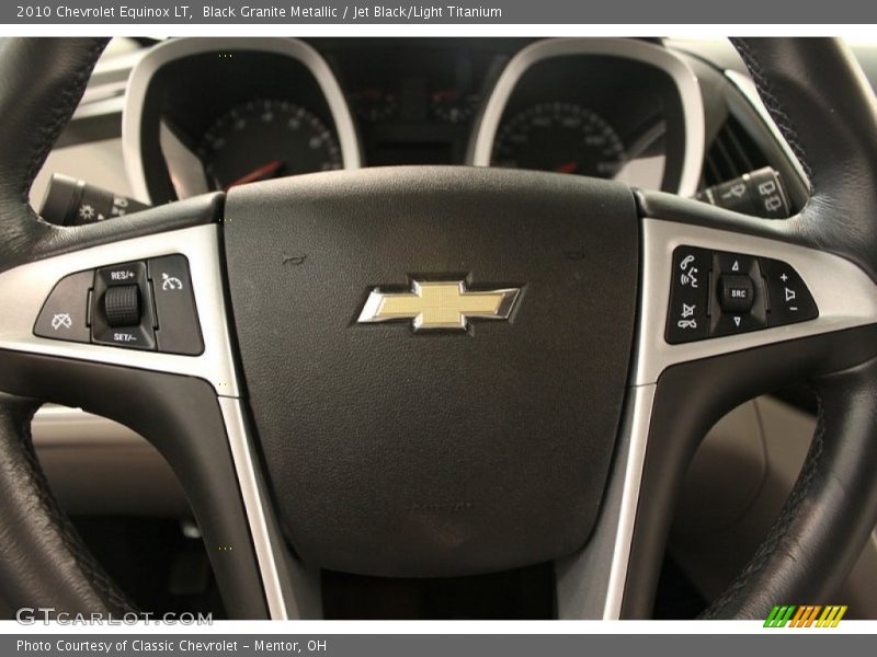 Black Granite Metallic / Jet Black/Light Titanium 2010 Chevrolet Equinox LT
