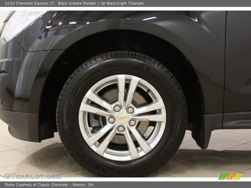 Black Granite Metallic / Jet Black/Light Titanium 2010 Chevrolet Equinox LT