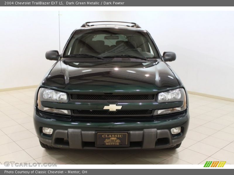 Dark Green Metallic / Dark Pewter 2004 Chevrolet TrailBlazer EXT LS