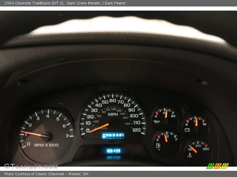 Dark Green Metallic / Dark Pewter 2004 Chevrolet TrailBlazer EXT LS