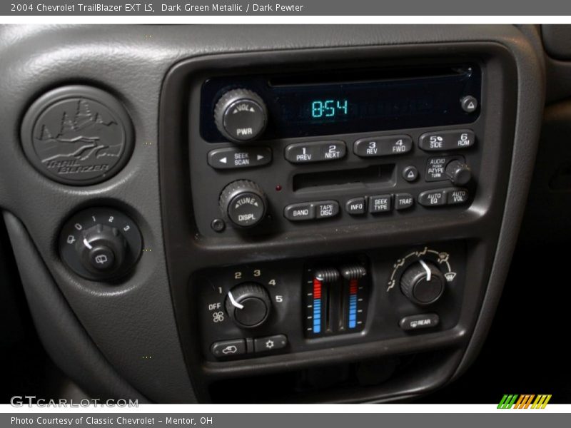 Dark Green Metallic / Dark Pewter 2004 Chevrolet TrailBlazer EXT LS