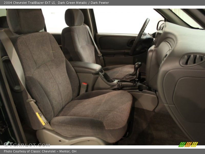 Dark Green Metallic / Dark Pewter 2004 Chevrolet TrailBlazer EXT LS