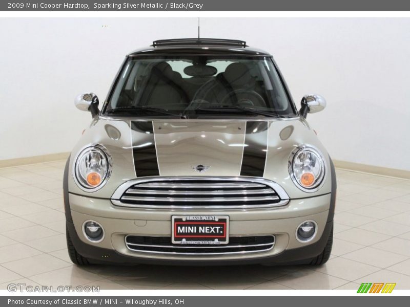Sparkling Silver Metallic / Black/Grey 2009 Mini Cooper Hardtop