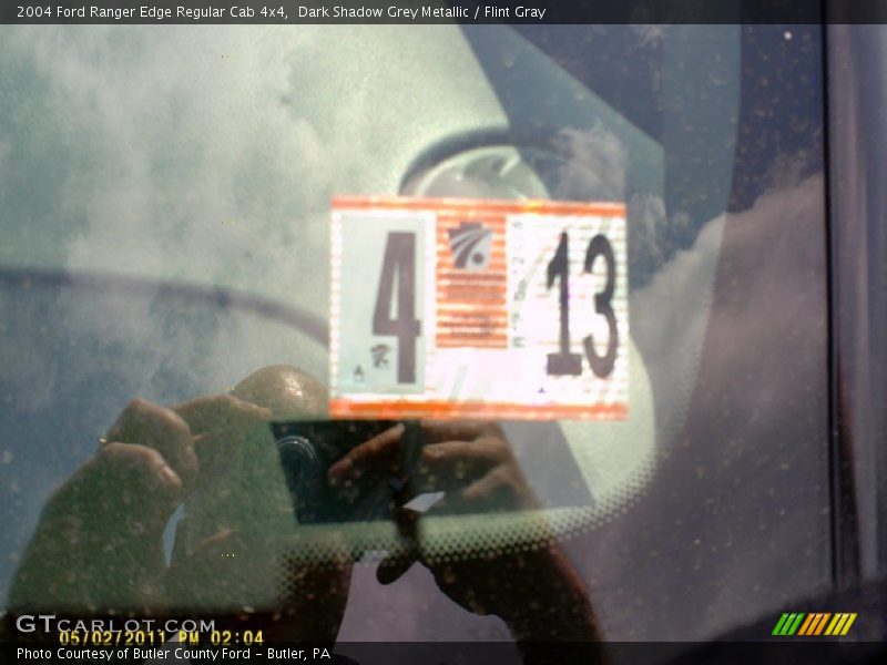 Dark Shadow Grey Metallic / Flint Gray 2004 Ford Ranger Edge Regular Cab 4x4