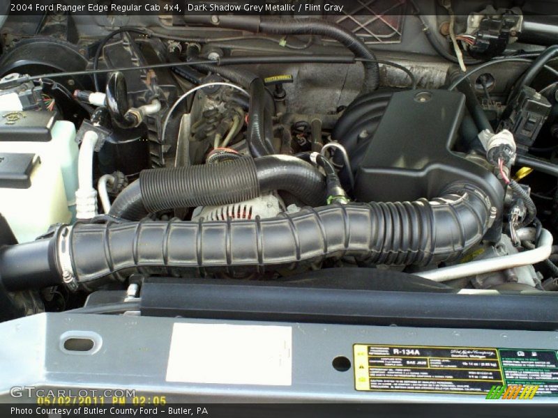 Dark Shadow Grey Metallic / Flint Gray 2004 Ford Ranger Edge Regular Cab 4x4