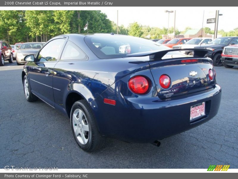 Imperial Blue Metallic / Gray 2008 Chevrolet Cobalt LS Coupe