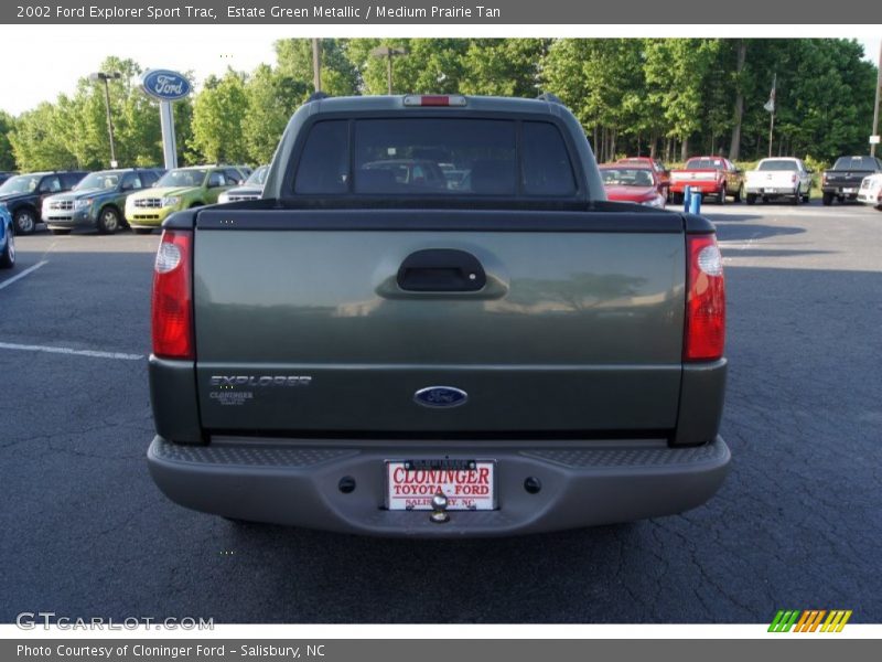 Estate Green Metallic / Medium Prairie Tan 2002 Ford Explorer Sport Trac