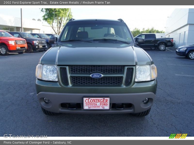 Estate Green Metallic / Medium Prairie Tan 2002 Ford Explorer Sport Trac