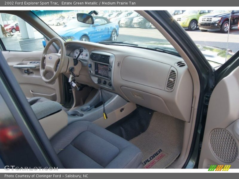 Estate Green Metallic / Medium Prairie Tan 2002 Ford Explorer Sport Trac