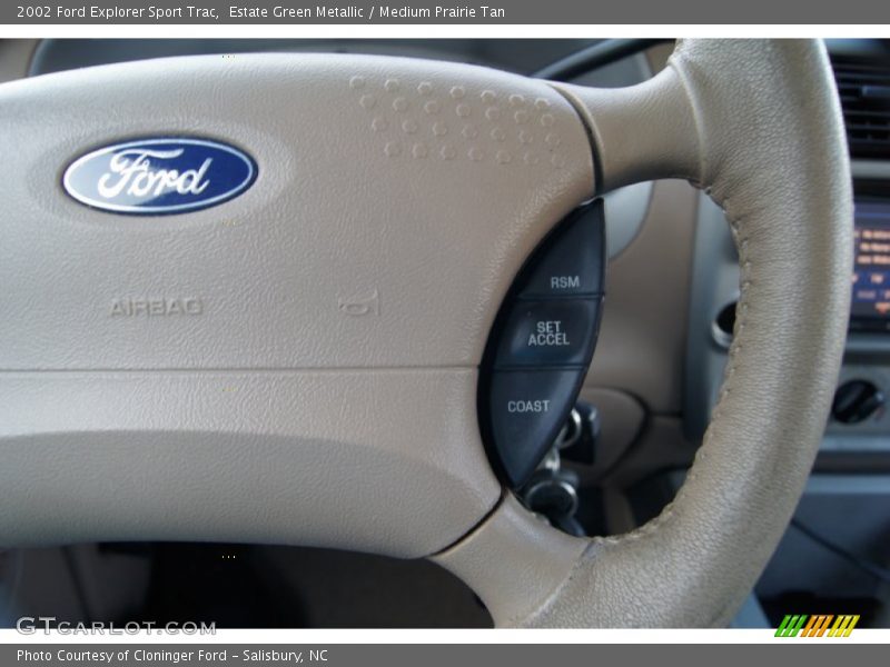 Estate Green Metallic / Medium Prairie Tan 2002 Ford Explorer Sport Trac