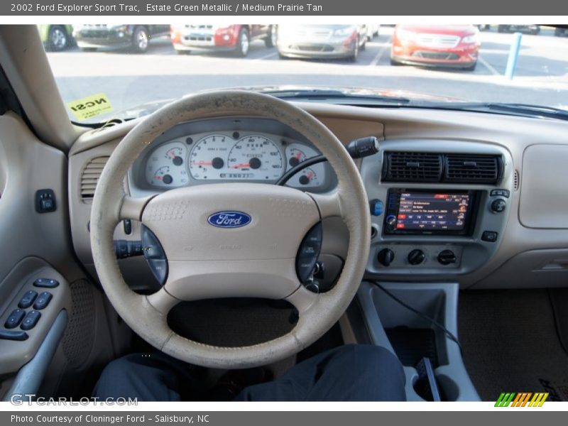 Estate Green Metallic / Medium Prairie Tan 2002 Ford Explorer Sport Trac