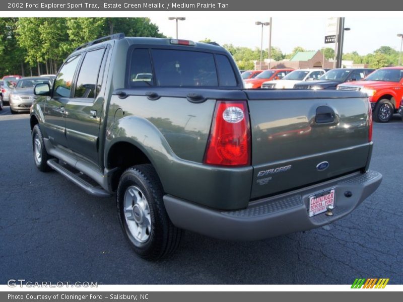 Estate Green Metallic / Medium Prairie Tan 2002 Ford Explorer Sport Trac