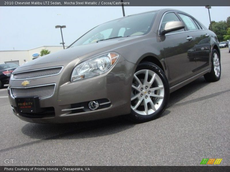 Mocha Steel Metallic / Cocoa/Cashmere 2010 Chevrolet Malibu LTZ Sedan
