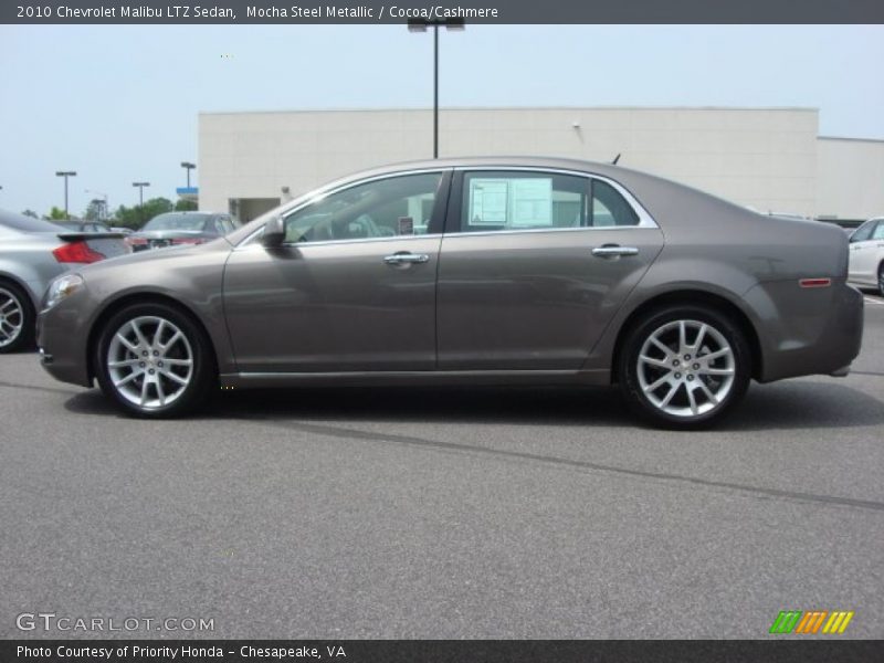 Mocha Steel Metallic / Cocoa/Cashmere 2010 Chevrolet Malibu LTZ Sedan