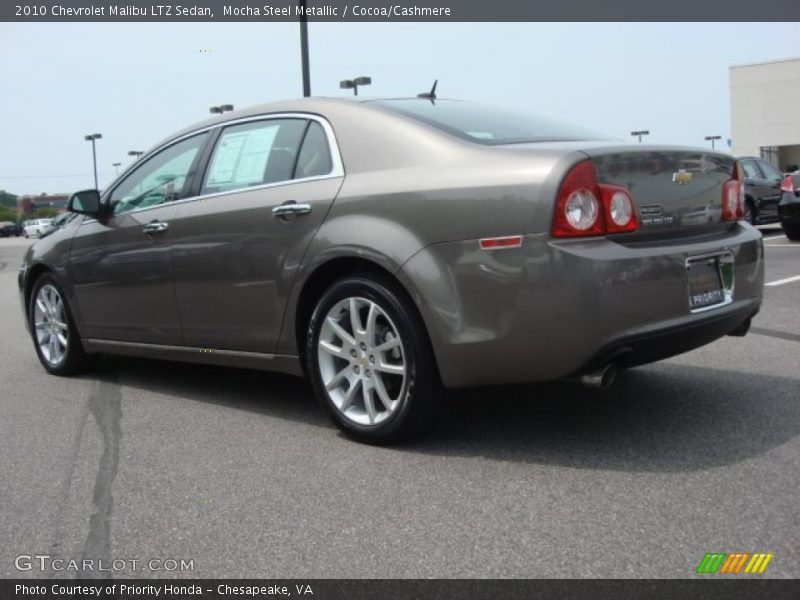 Mocha Steel Metallic / Cocoa/Cashmere 2010 Chevrolet Malibu LTZ Sedan