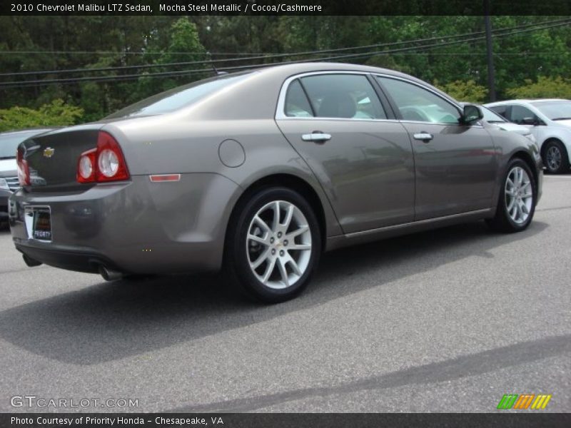 Mocha Steel Metallic / Cocoa/Cashmere 2010 Chevrolet Malibu LTZ Sedan