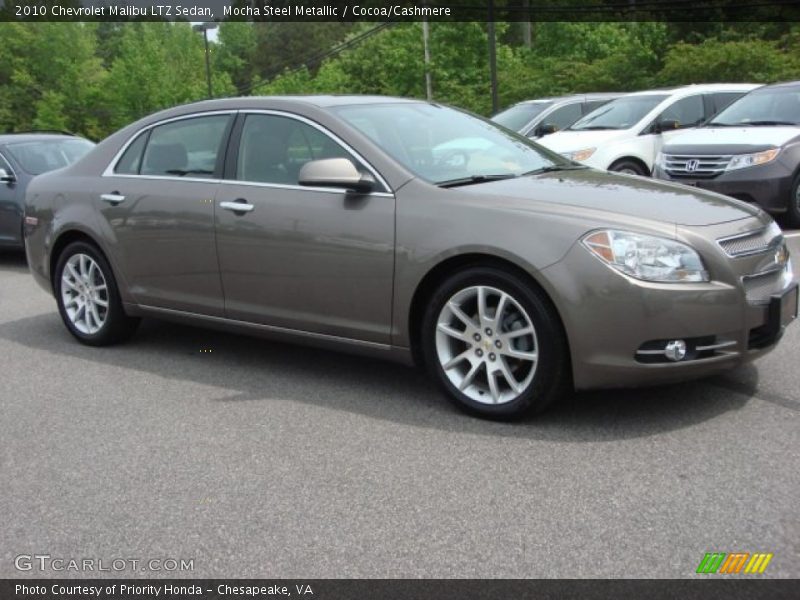 Mocha Steel Metallic / Cocoa/Cashmere 2010 Chevrolet Malibu LTZ Sedan