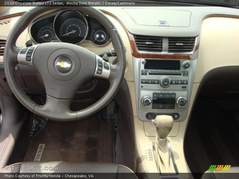 Mocha Steel Metallic / Cocoa/Cashmere 2010 Chevrolet Malibu LTZ Sedan