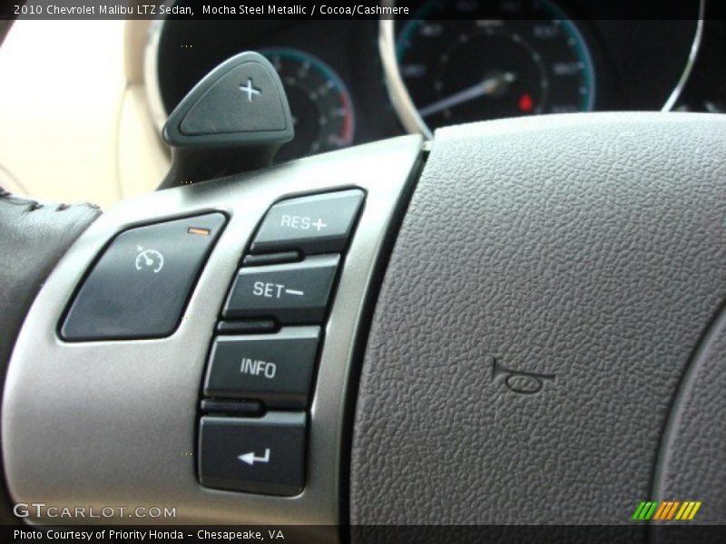 Mocha Steel Metallic / Cocoa/Cashmere 2010 Chevrolet Malibu LTZ Sedan