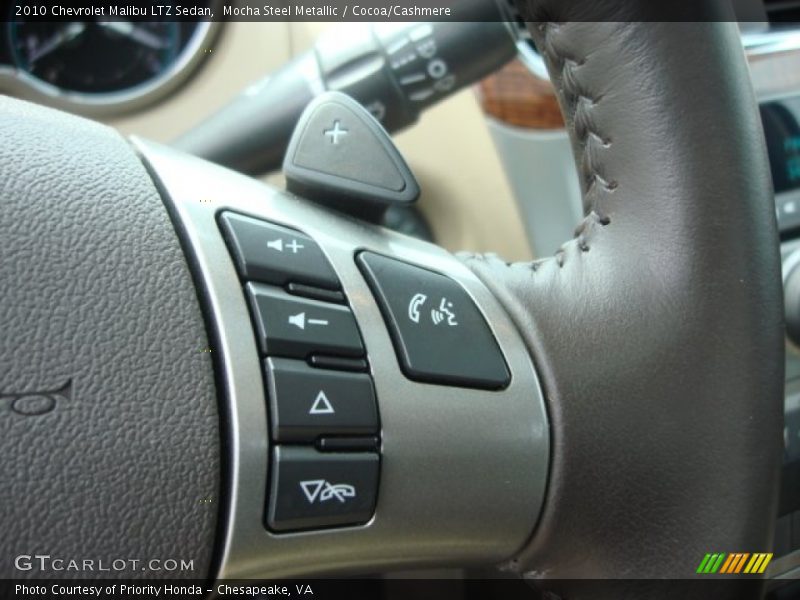 Mocha Steel Metallic / Cocoa/Cashmere 2010 Chevrolet Malibu LTZ Sedan