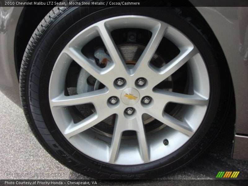 Mocha Steel Metallic / Cocoa/Cashmere 2010 Chevrolet Malibu LTZ Sedan
