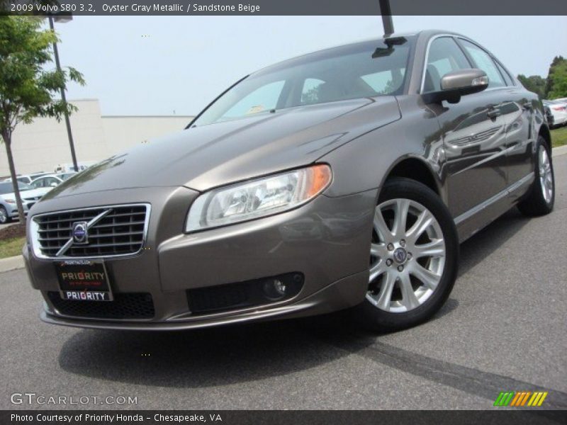 Oyster Gray Metallic / Sandstone Beige 2009 Volvo S80 3.2