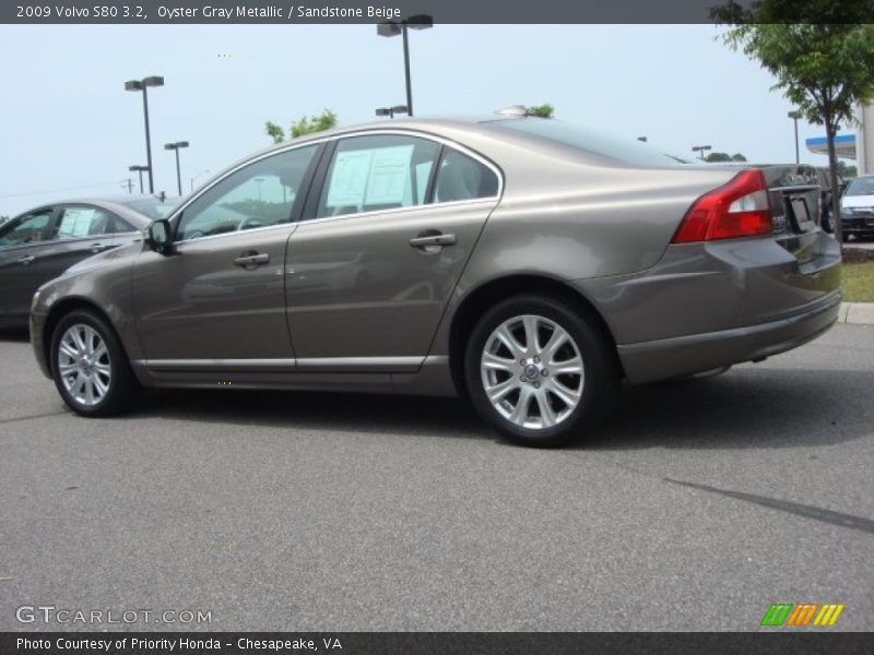 Oyster Gray Metallic / Sandstone Beige 2009 Volvo S80 3.2