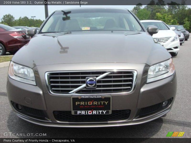 Oyster Gray Metallic / Sandstone Beige 2009 Volvo S80 3.2