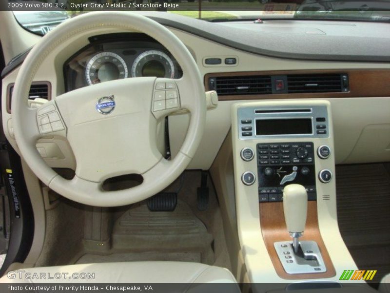 Oyster Gray Metallic / Sandstone Beige 2009 Volvo S80 3.2