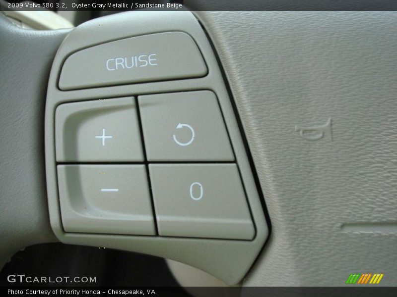 Oyster Gray Metallic / Sandstone Beige 2009 Volvo S80 3.2