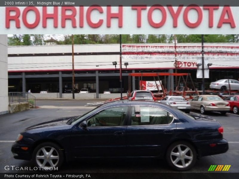 Midnight Blue / Willow 2003 Infiniti I 35