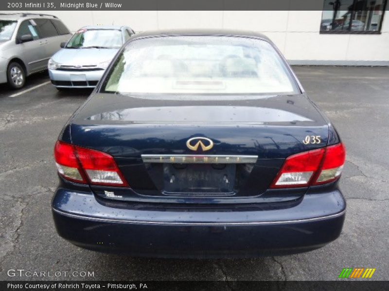 Midnight Blue / Willow 2003 Infiniti I 35