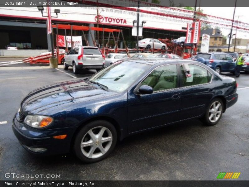 Midnight Blue / Willow 2003 Infiniti I 35