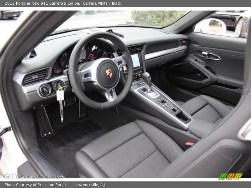  2012 New 911 Carrera S Coupe Black Interior