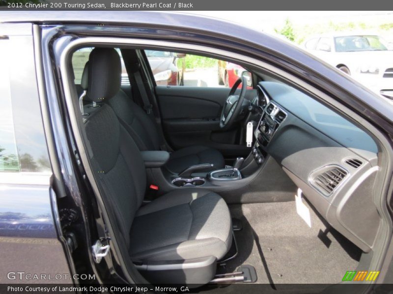 Blackberry Pearl Coat / Black 2012 Chrysler 200 Touring Sedan
