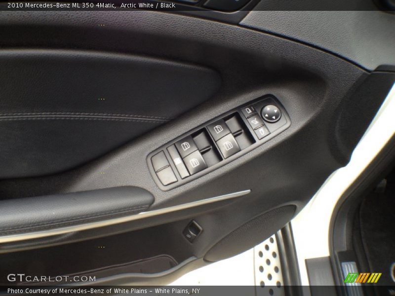 Arctic White / Black 2010 Mercedes-Benz ML 350 4Matic