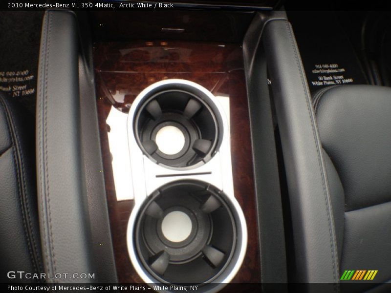 Arctic White / Black 2010 Mercedes-Benz ML 350 4Matic