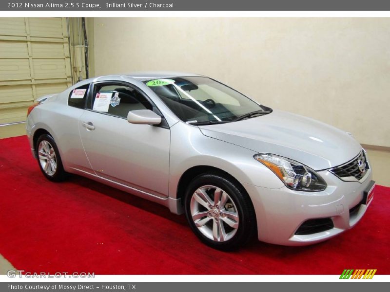 Brilliant Silver / Charcoal 2012 Nissan Altima 2.5 S Coupe