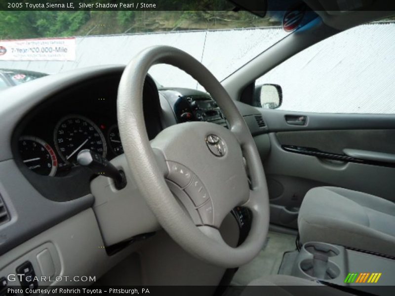 Silver Shadow Pearl / Stone 2005 Toyota Sienna LE