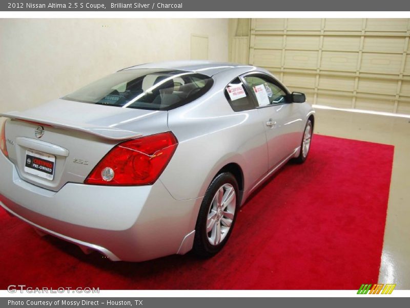 Brilliant Silver / Charcoal 2012 Nissan Altima 2.5 S Coupe
