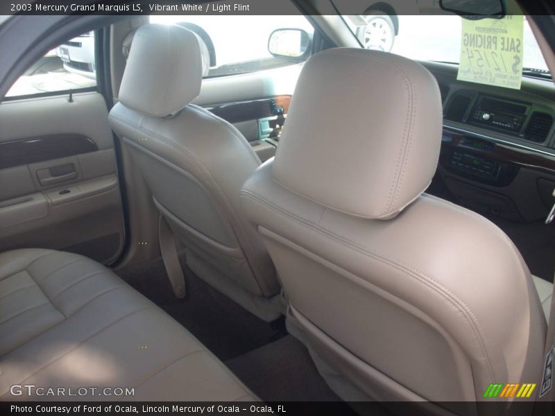Vibrant White / Light Flint 2003 Mercury Grand Marquis LS