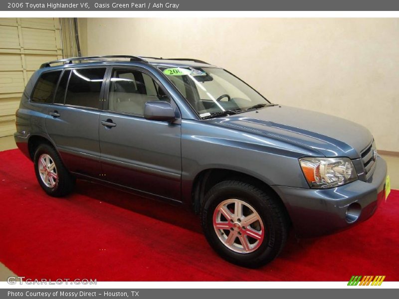 Oasis Green Pearl / Ash Gray 2006 Toyota Highlander V6